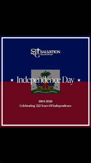 #IndependenceDay🇭🇹 Happy Haitian Independence Day | January 1st 🇭🇹✨ Today, we honor and celebrate the 222nd anniversary of Haiti’s independence — a powerful moment in history that declared freedom, dignity, and God-given worth in the face of oppression. Haiti’s story is one of courage, resilience, and unwavering hope. It reminds us that even in the darkest moments, God can bring deliverance, and that faith-filled perseverance can change the course of history. As a church, we pause not only t