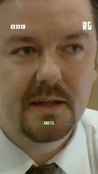 The Moment David Brent Became Human 🥺 #theoffice #rickygervais #shorts