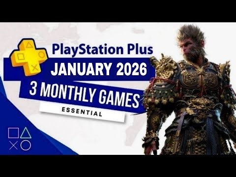 PlayStation Plus Essential January 2026 Monthly Games | PS Plus January 2026