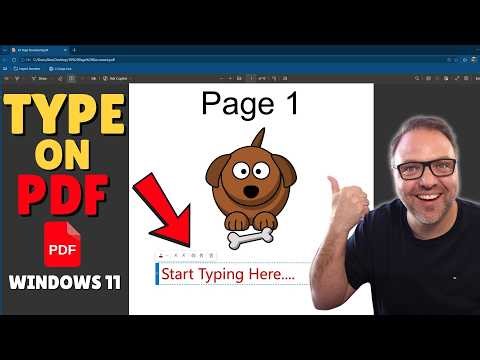 How to Type on a PDF in Windows 11 (Free & No Downloads) 📄✍️