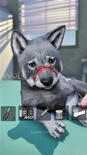 Wolf Saves Injured Pup… Then Faces a Giant Elephant! 🐺💔 #wolfgame