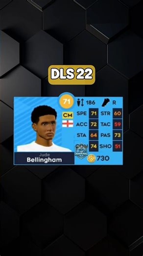 😱Jude Bellingham Evacuation in DLS22 and DLS26✅ #dls #dreamleaguesoccer #gameplay #shorts #awangdls