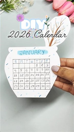 Making a 2026 Calendar That's Actually Cute #diy #aesthetic #stationery