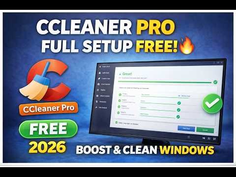 👉 Clean & Speed Up Your PC with CCleaner (Full Free Guide 2026)
