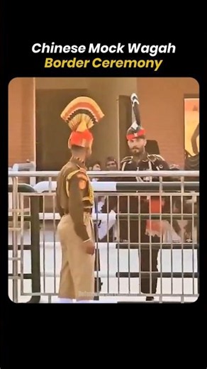 Chinese Mock Wagah Border Ceremony