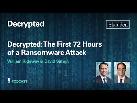The First 72 Hours of a Ransomware Attack