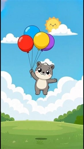 Kiko Floats Into the Air With a Balloon 🌟 #toddlers #babyvideo