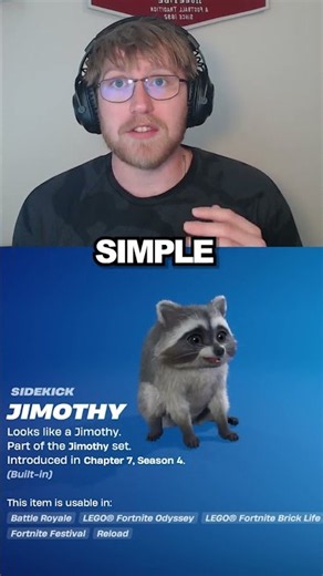 How to get JIMOTHY in Fortnite! 🦝🔥 #fortnite #fortniteclips #gaming #jimothy #fortnitetips