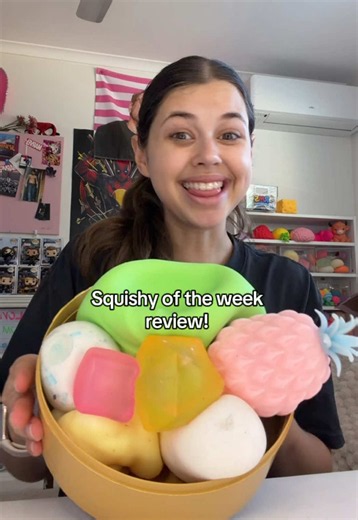 Reviewing my squishies of the week! #squishyhunting #squishy #needoh #slime #mysterydumpling