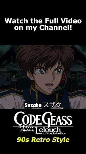 CODE GEASS - 90s Retro Anime