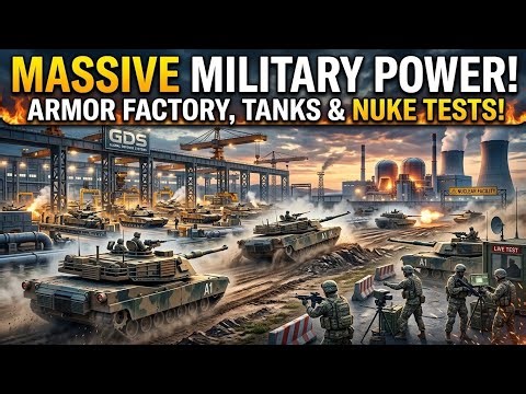 MASSIVE MILITARY POWER 2026 | Inside Tank Factory & Nuclear Test Footage.