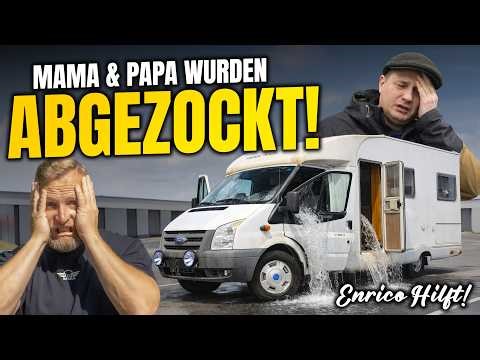MAMA und PAPA wurden böse ABGEZOCKT?! DAS miese GESCHÄFT mit alten WOHNMOBILEN! Enrico HILFT Alex