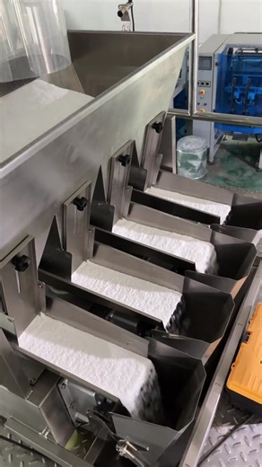 Working display of the four-head scale of the washing powder packaging machine #PackagingMachine #LiquidPackager #PowderPackingMachine​ #GranulePackingMachine​ #FoodPackagingMachine​ #PharmaceuticalPackager​ #CosmeticPackagingMachine​ #PackagingMachine​ #Packager​ #PackagingEquipment | Henan Cyril Machinery Equipment Co.,LTD