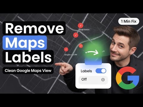 How to Remove Labels from Google Maps