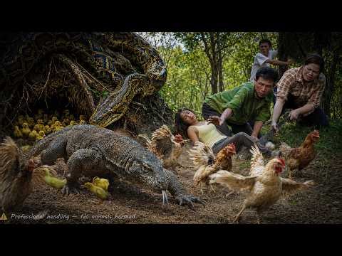 Timelapse 72 Hours: Giant Python Attacks Farm – A Tense Survival Moment