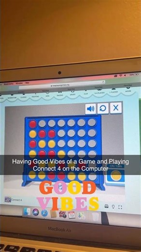 Having Good Vibes of a Game and Playing Connect 4 on the Computer