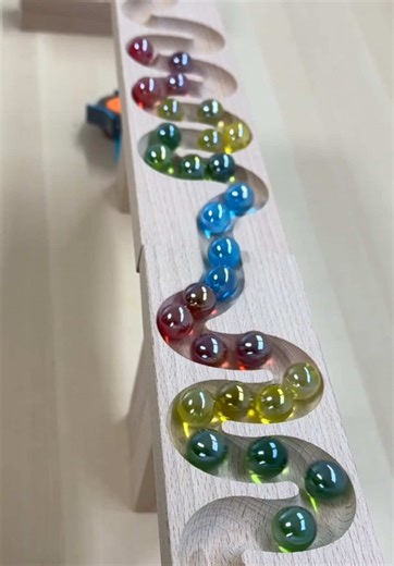 Marble Run ☆ Wave Slope & Trampoline, skeleton Car ASMR#asmr #marble #marblerace #マーブルラン #asmrtiktoks