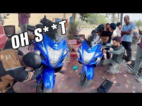Green HAYABUSA rider ne diya Big SURPRISE