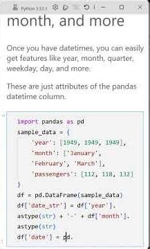04 Extracting Date Features in Pandas: Year, Month, Weekday, and More