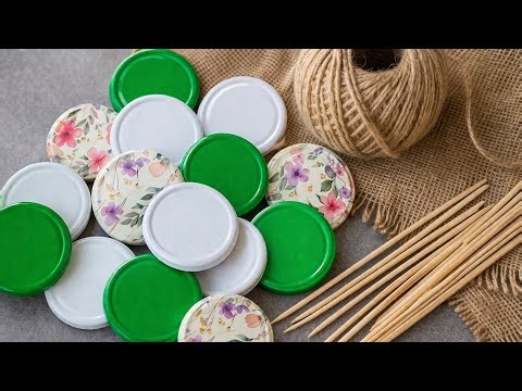 Don’t Throw Away Jar Lids – 6 Brilliant DIY Crafts