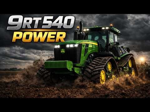 John Deere 9RT 540 – The Most Powerful 4WD Track Tractor Ever