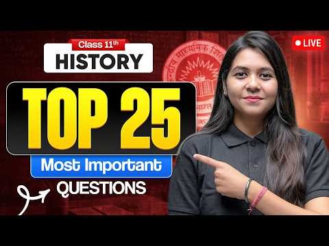 Class 11 History: 25 MOST IMPORTANT Question & Answers | Ayushi Ma'am | Next Toppers Humanities