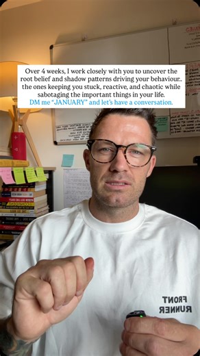 Brandon Kilty | Mens Identity & Leadership Coach on Instagram: "January intake for 10 men only. This is for men who are tired of DRIFTING, SELF SABOTAGING, and living without real DIRECTION and PURPOSE. Most men don’t struggle because they lack discipline or motivation.. that’s a farce the more you begin to understand. Why they struggle is because unseen limiting beliefs and shadow patterns that run their behaviour. These patterns alter perception, hijack a man’s decision making, and quietly cap