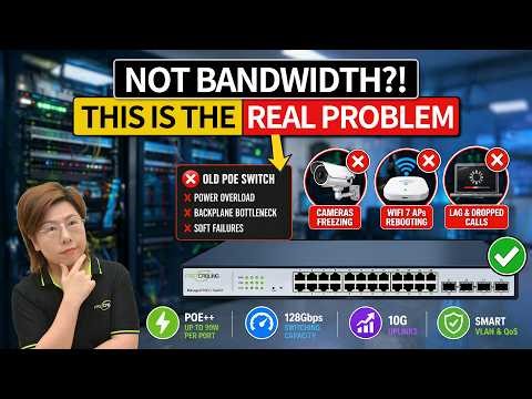 PoE Switch FAIL?! Why Your Network Keeps Glitching (Real Fix)