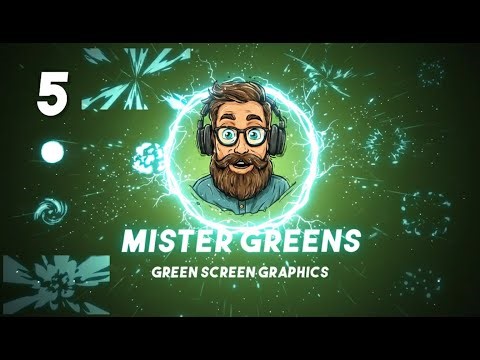 2D Explosion Elements Motion Graphics - Green Screen Animation