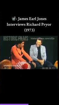 James Earl Jones Interviews Richard Pryor (1973) | Rare Black Omnibus Conversation #jamesearljones