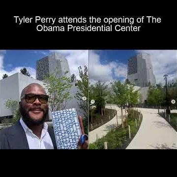 Tyler Perry Attens The Grand Opening of The Obama Presidential Center