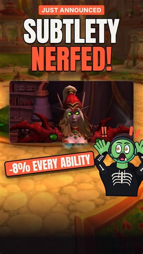 Blizzard Is Taking Subtlety Rogue's Crown #wow