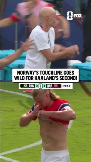 Ståle Solbakken was HYPE for Haaland's second