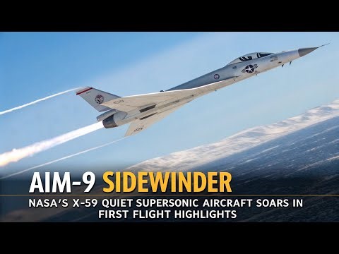 NASA's X-59 quiet supersonic aircraft soars in first flight highlights
