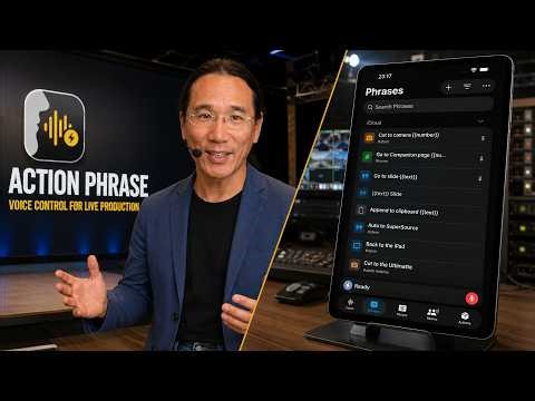 Action Phrase Voice Control for Production