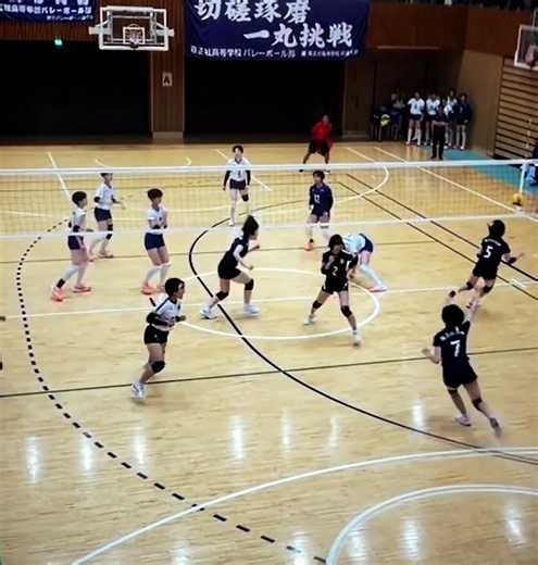 Female Kageyama and Hinata? 🤯🔥 #volleyball