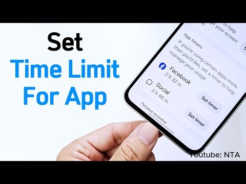 How to Set Time Limit for Any App on Android