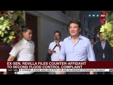 Ex-senator Revilla files counter-affidavit to second flood control complaint | ANC