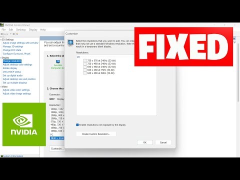 How To Fix NVIDIA Custom Resolution Greyed Out - NEW 2026✅