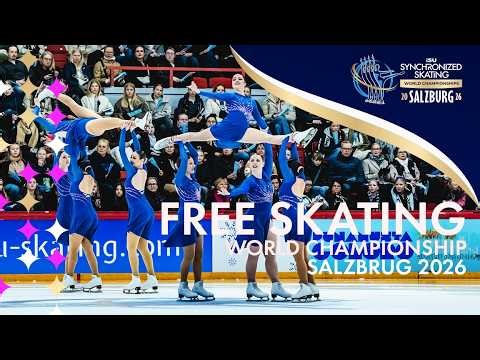 Free Skating | ISU Synchronised Skating World Championships | Salzburg 2026 | #SynchroSkating