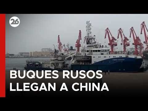 🇨🇳 LA FLOTA DEL PACÍFICO RUSA EN CHINA | Buques de guerra llegaron al puerto de Qingdao