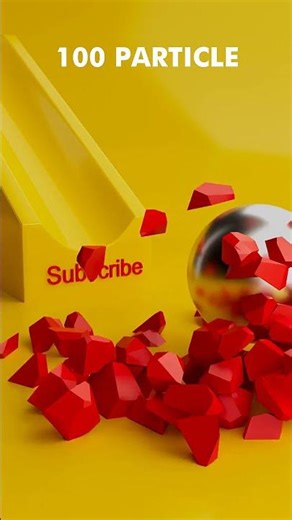 1 Particle vs 500 Particles! Satisfying Destruction #3d #3danimation #asmr #blender3d