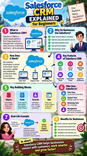 Salesforce CRM Explained for Beginners | How Salesforce Works | CRM Basics 2026
