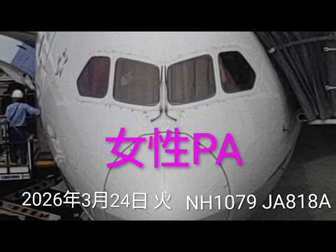 全日本空輸 操縦室より案内
