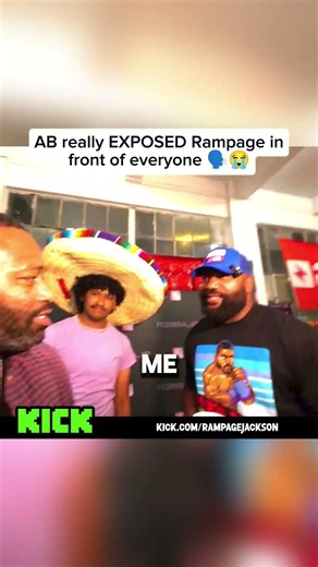 AB really EXPOSED Rampage in front of everyone 🗣️😭 #rampagejackson