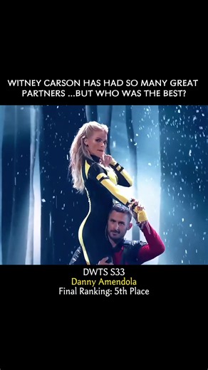 Best Witney Carson Partner on DWTS — Vote & Top Performances