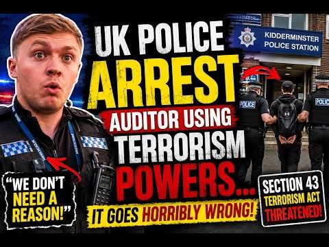 UK Police Arrest Auditor Using Terrorism Powers… It Goes Horribly Wrong
