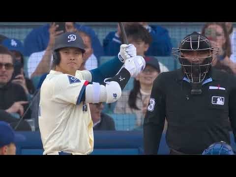 Shohei Ohtani crushes a leadoff home run for the Dodgers! ☄️ (25th career leadoff HR 🔥) | 大谷翔平ハイライト