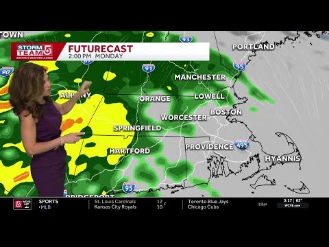 Video: Monday rain, warmer midweek pattern