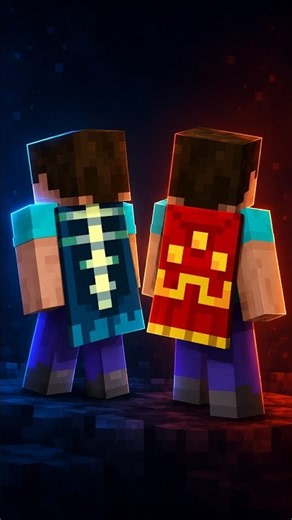 The 2 Minecraft Dungeons capes that are in Java/Bedrock Edition